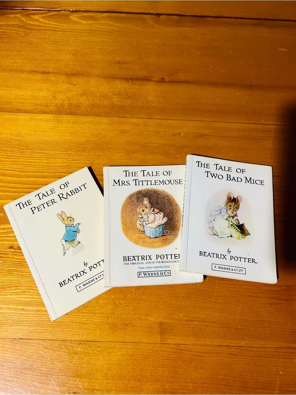 Peter Rabbit mini books - set of 3